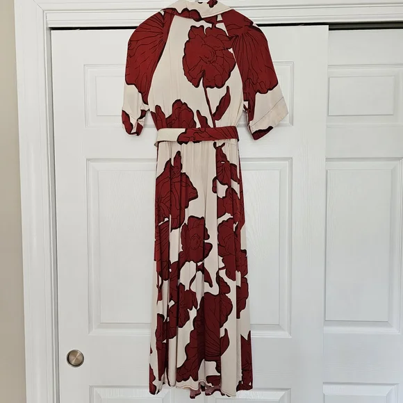 H&M Red and White Floral Dress - Picture 3 of 7
